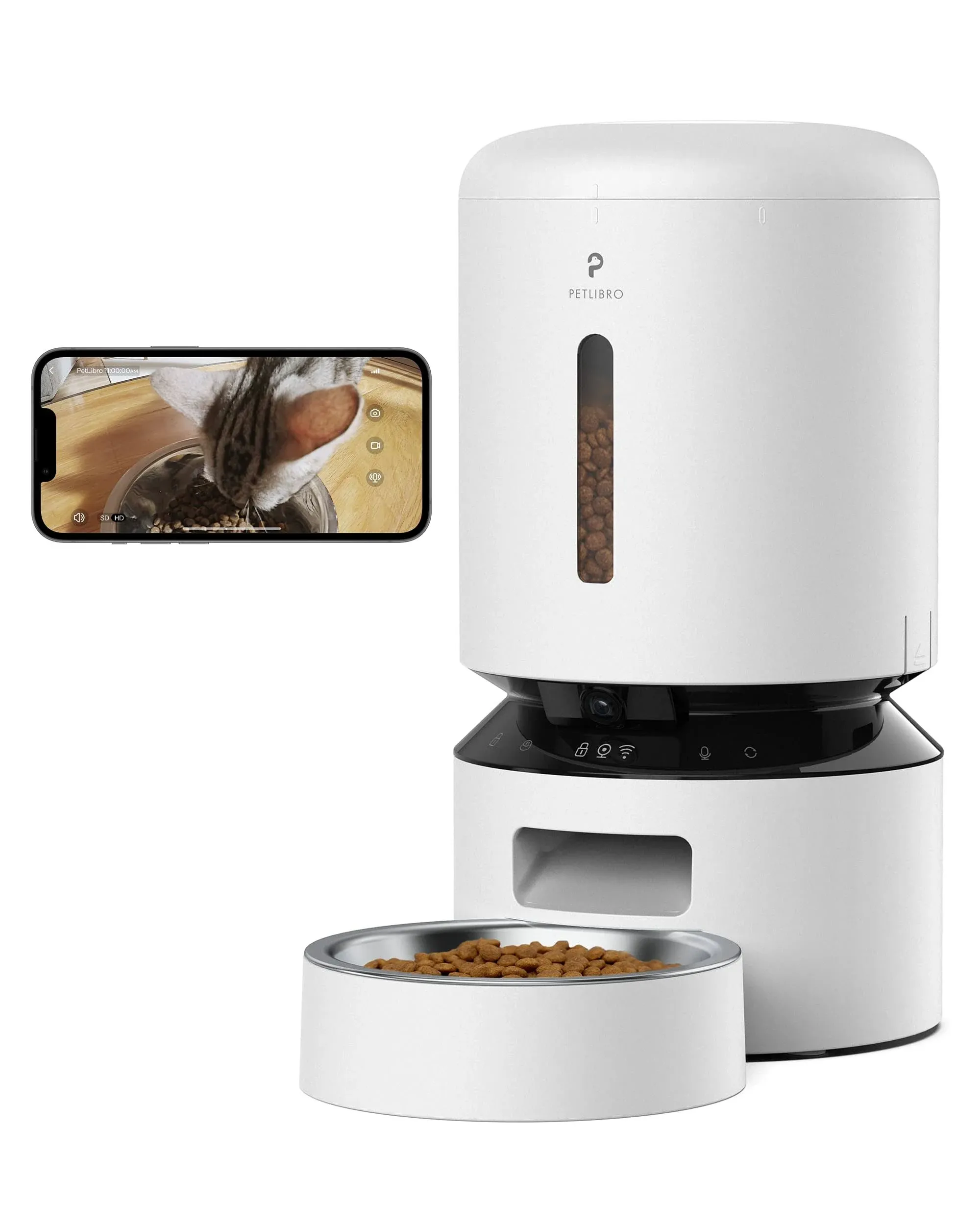 PETLIBRO Automatic Cat Feeder with Camera 1080P HD Video with Night Vision 5G