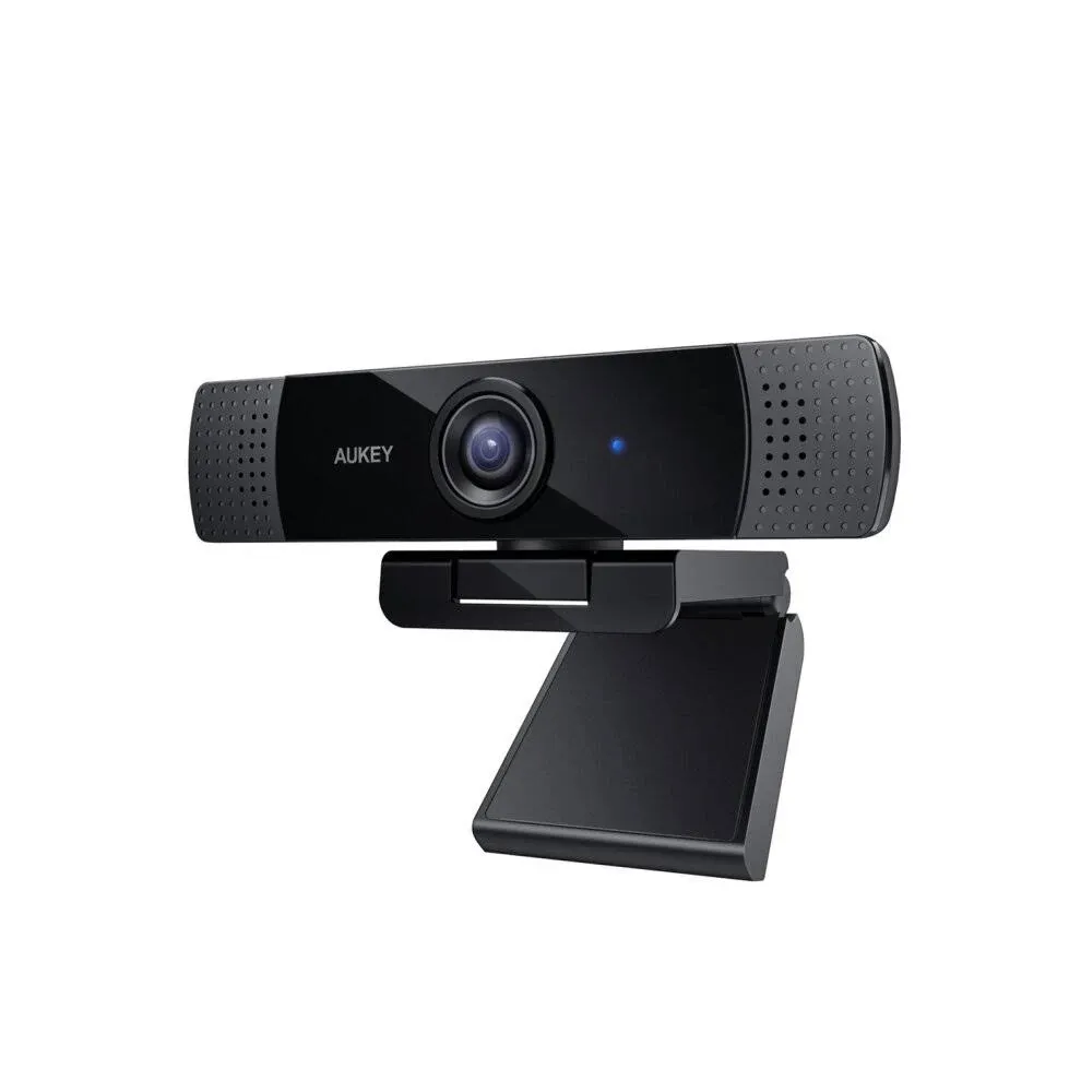 1080P Webcam with Microphone J 105° View HD USB Camera with Auto Light Correc...