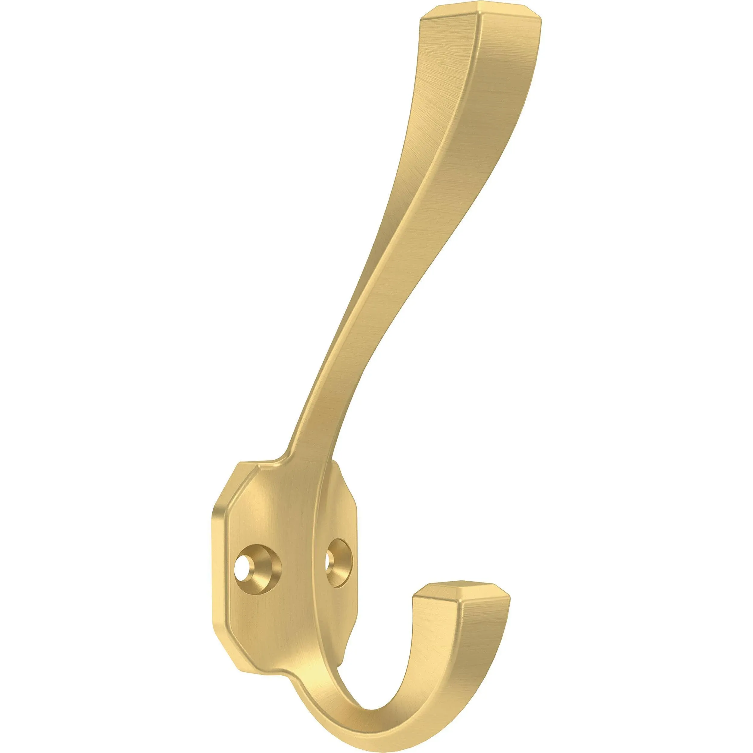 Franklin Brass B47254K-C Napier 1-3/16" Wide Coat and Hat Hook - Pack - Modern Gold