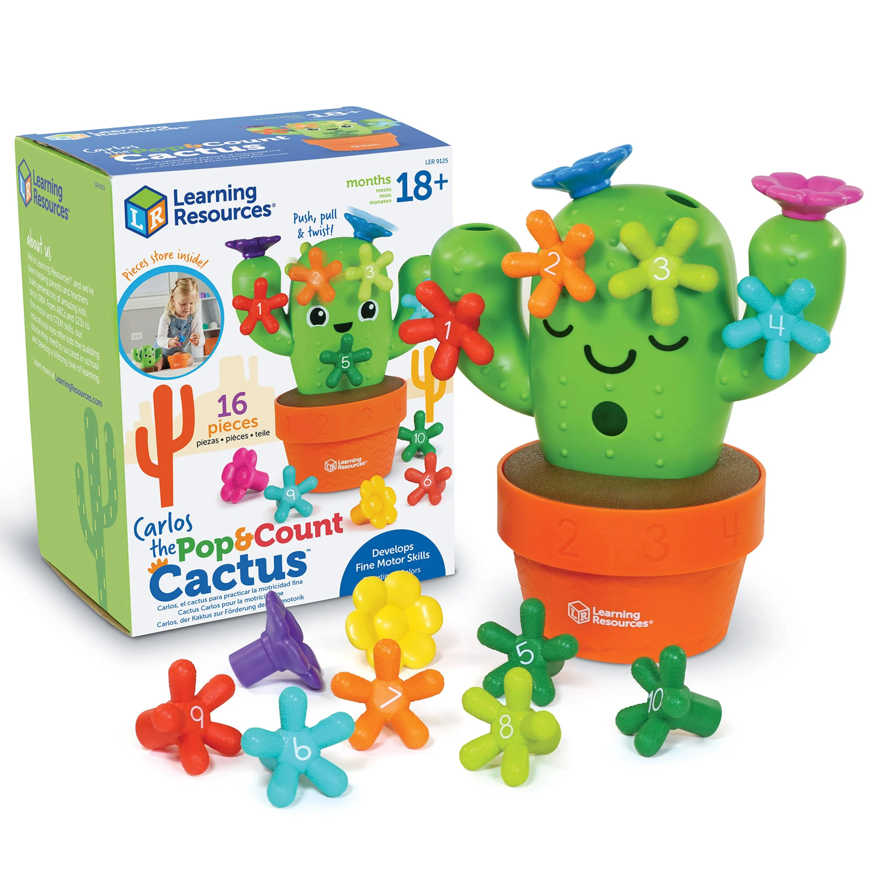 Learning Resources - Carlos The Pop & Count Cactus