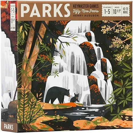 Parks Board Game, a Family and Strategy Game About Hiking, Visiting National Parks, and Making Memories by Keymaster 