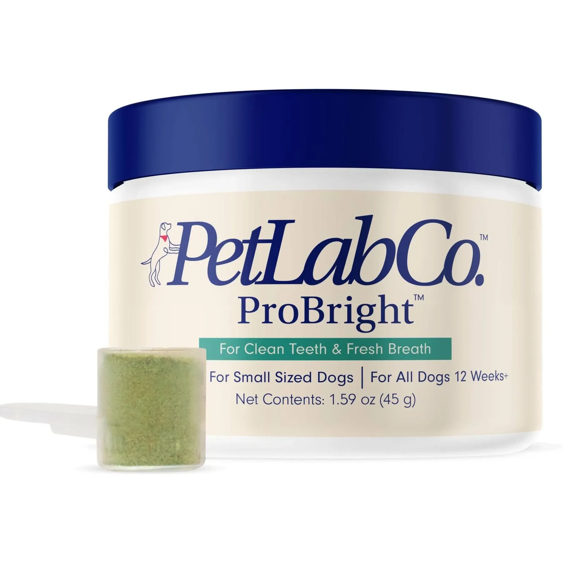 PetLab Co. ProBright Dental Powder for Dogs - Tailored Teeth Cleaning Made Easy – Select from 3 Formulas Tailored for Small, Medium or Large Dogs