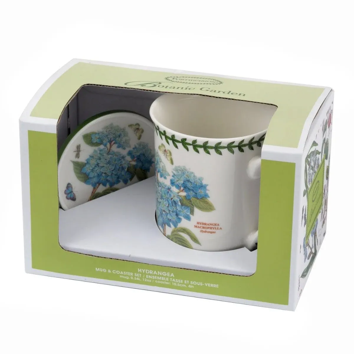 Portmeirion Botanic Garden Hydrangea Mug and Coaster Set