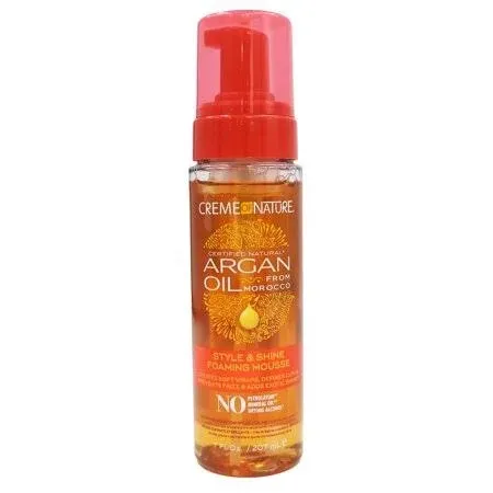 Creme of Nature Argan Oil Style Shine Foaming Mousse