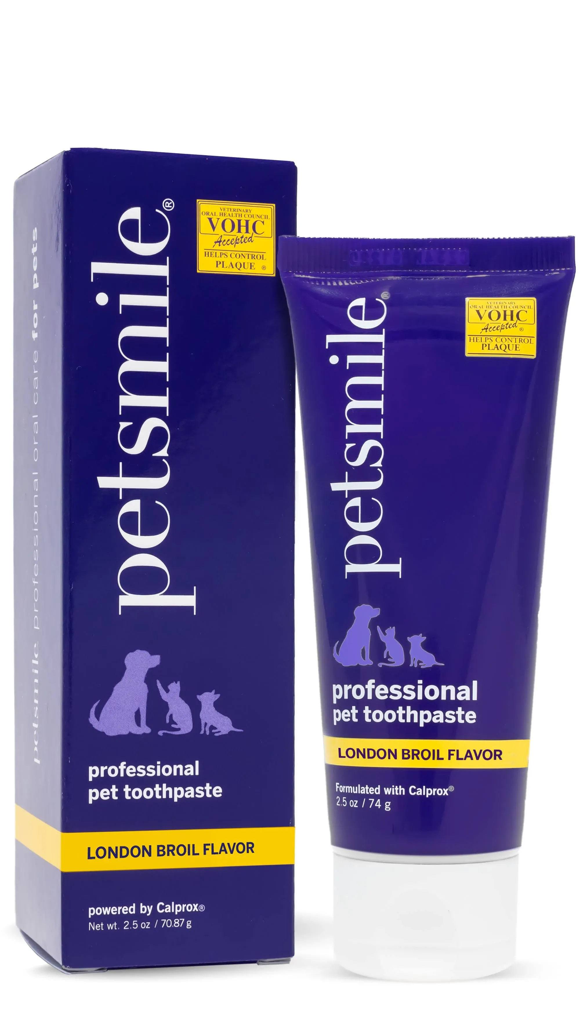 Petsmile Professional London Broil Flavor Pet Toothpaste, 2.5-oz Tube