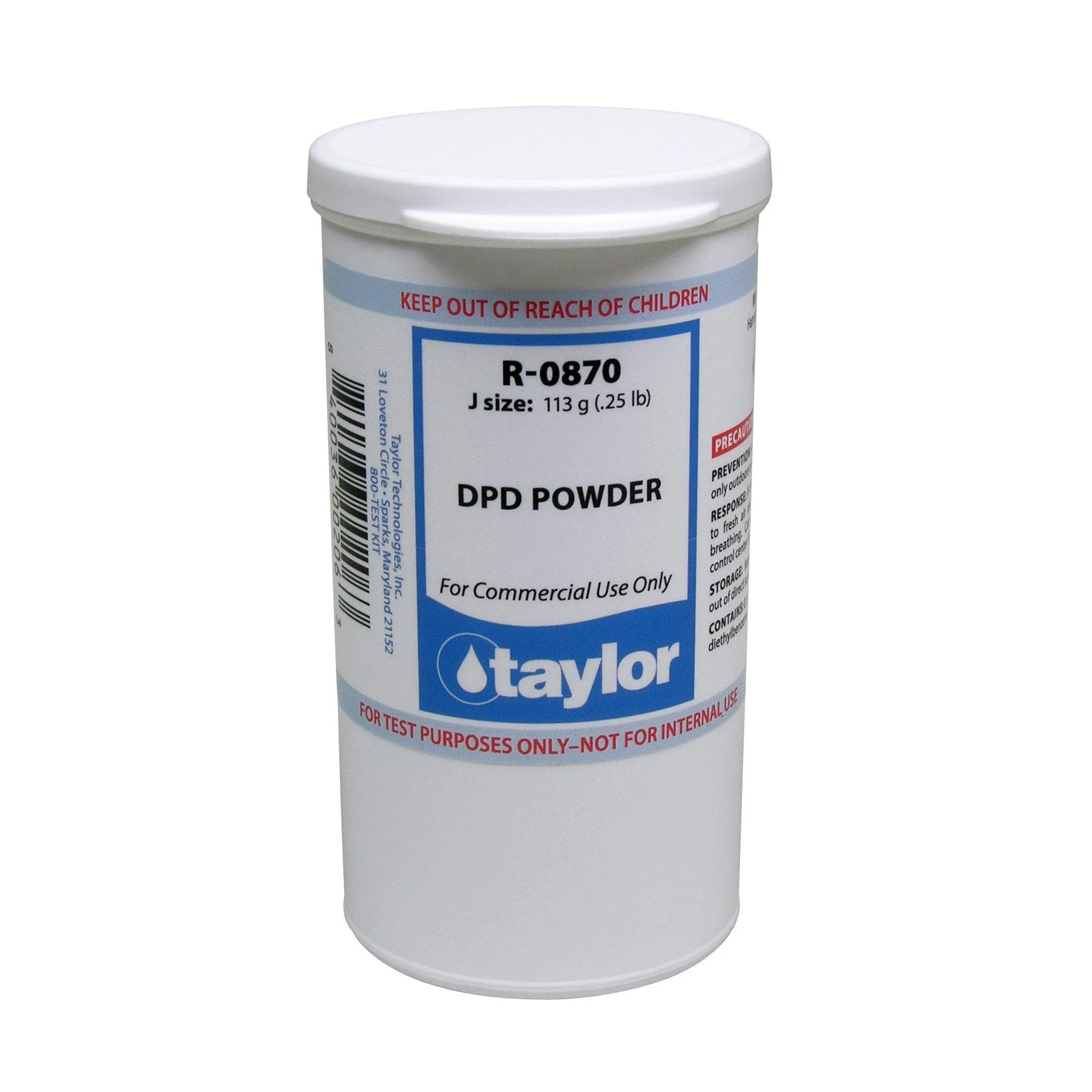 Taylor R-0870-J DPD Powder