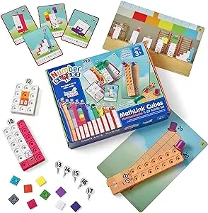 Hand2Mind Numberblocks MathLink Cubes Activity Set