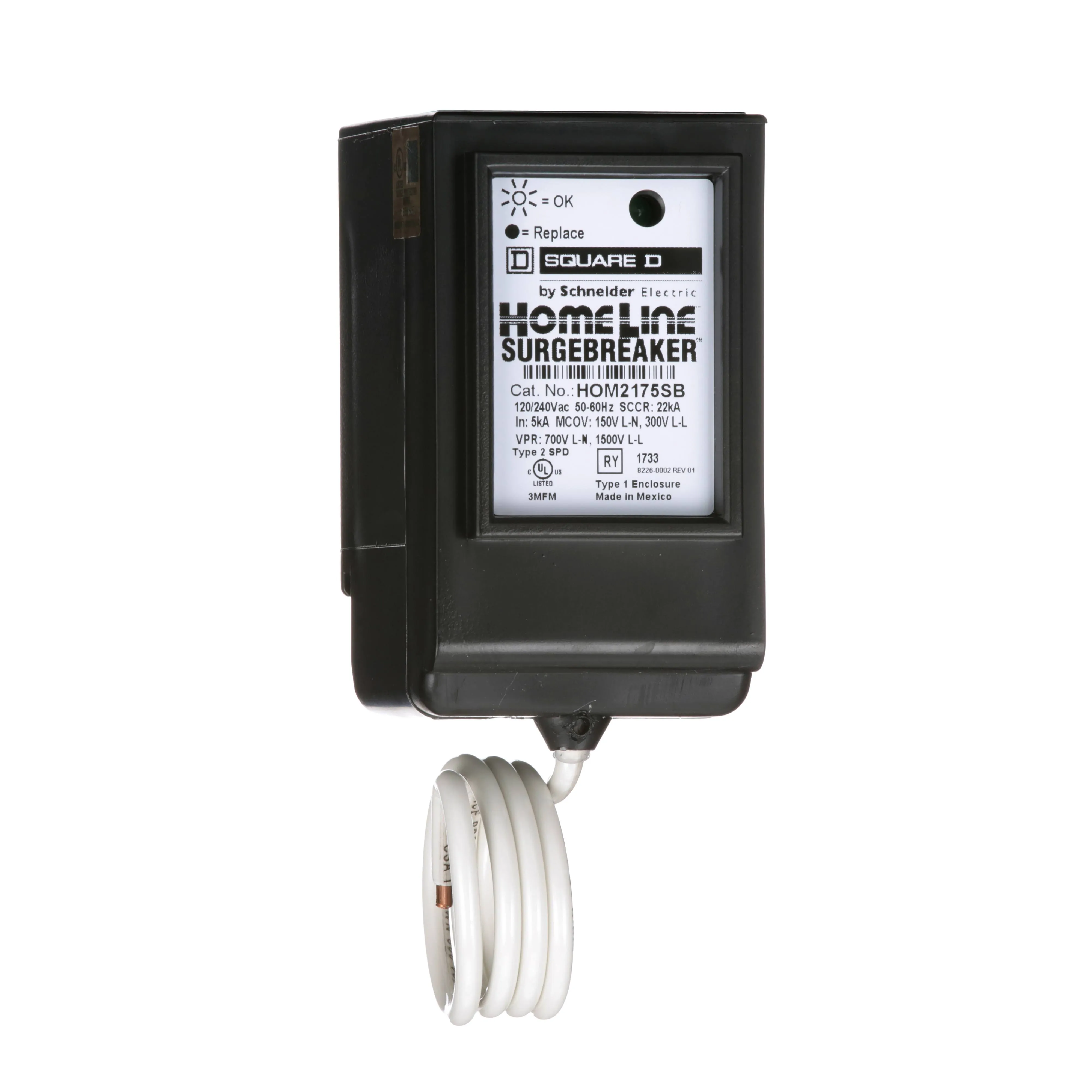 Square D HOM2175SB Surge Protection Device