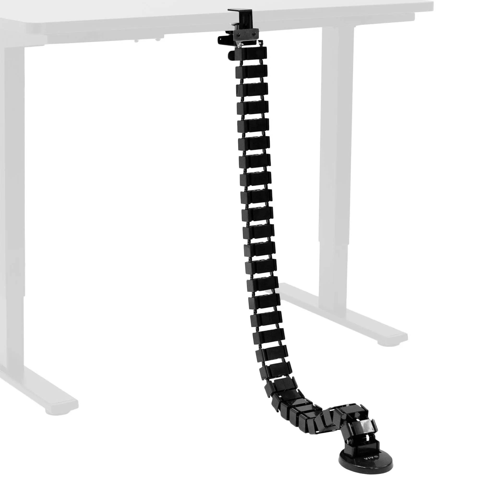 Clamp-On Vertebrae Cable Management Kit for Desk Vivo