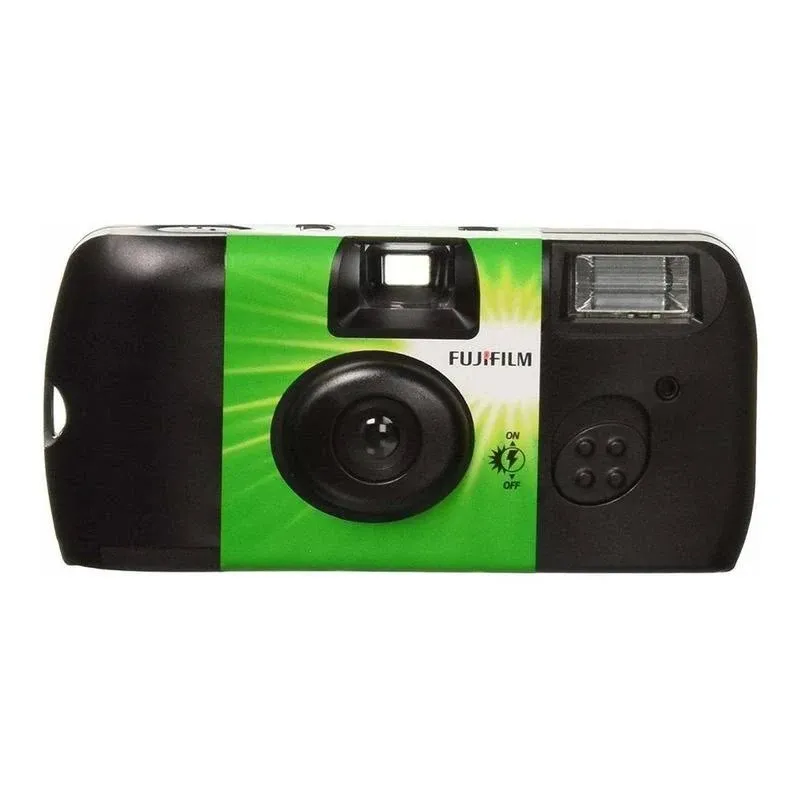 Fujifilm Quicksnap Disposable Film Camera, 35mm, Green