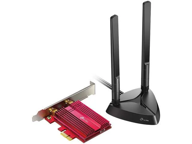 TP-Link WiFi 6 AX3000 PCIe WiFi Card (Archer TX3000E), Up to 2400Mbps, Bluetooth 5.0, 802.11AX Dual Band Wireless Adapter with MU-MIMO,OFDMA,Ultra-Low Latency, Supports Windows 10 (64bit) only