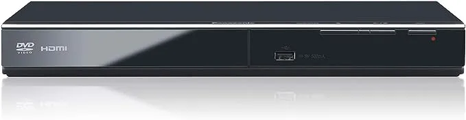 Panasonic DVD Player with Dolby Digital Sound, 1080p HD Upscaling for DVDs, HDMI and USB Connections - DVD-S700 (Black)