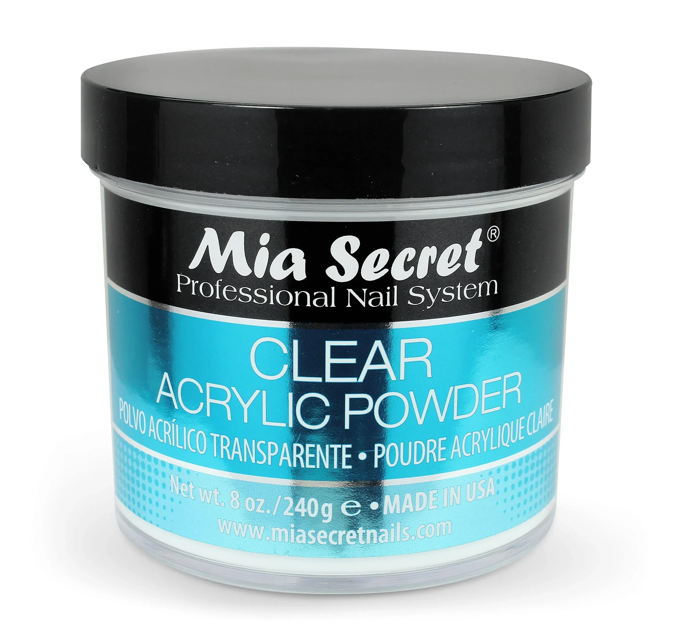 Mia Secret - Acrylic Powder Clear - 8 oz