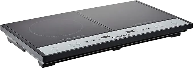 Cuisinart ICT-60 Double Induction Cooktop, Black