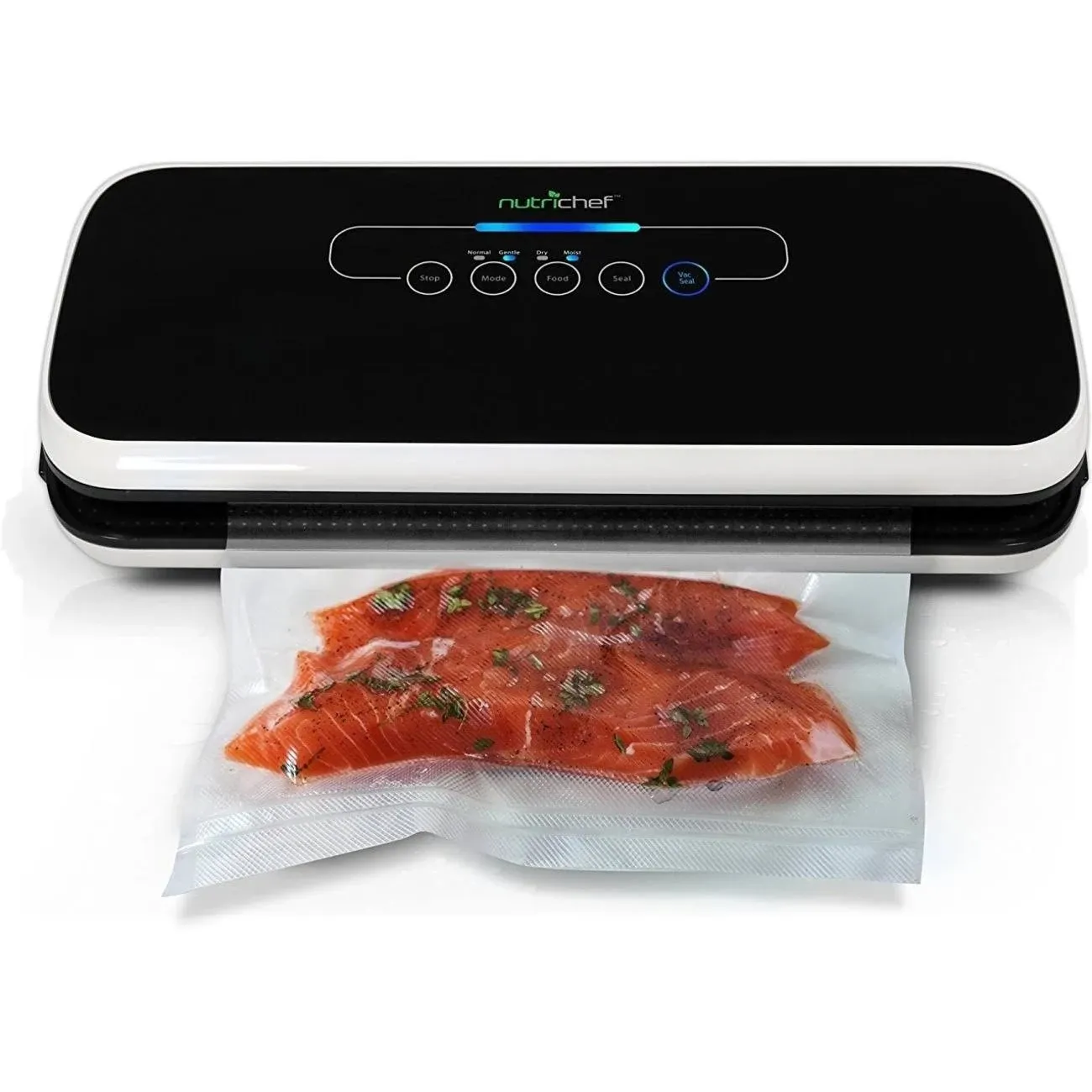 NutriChef Vacuum Sealer Machine Seal a Meal Food Saver System With Free Bags