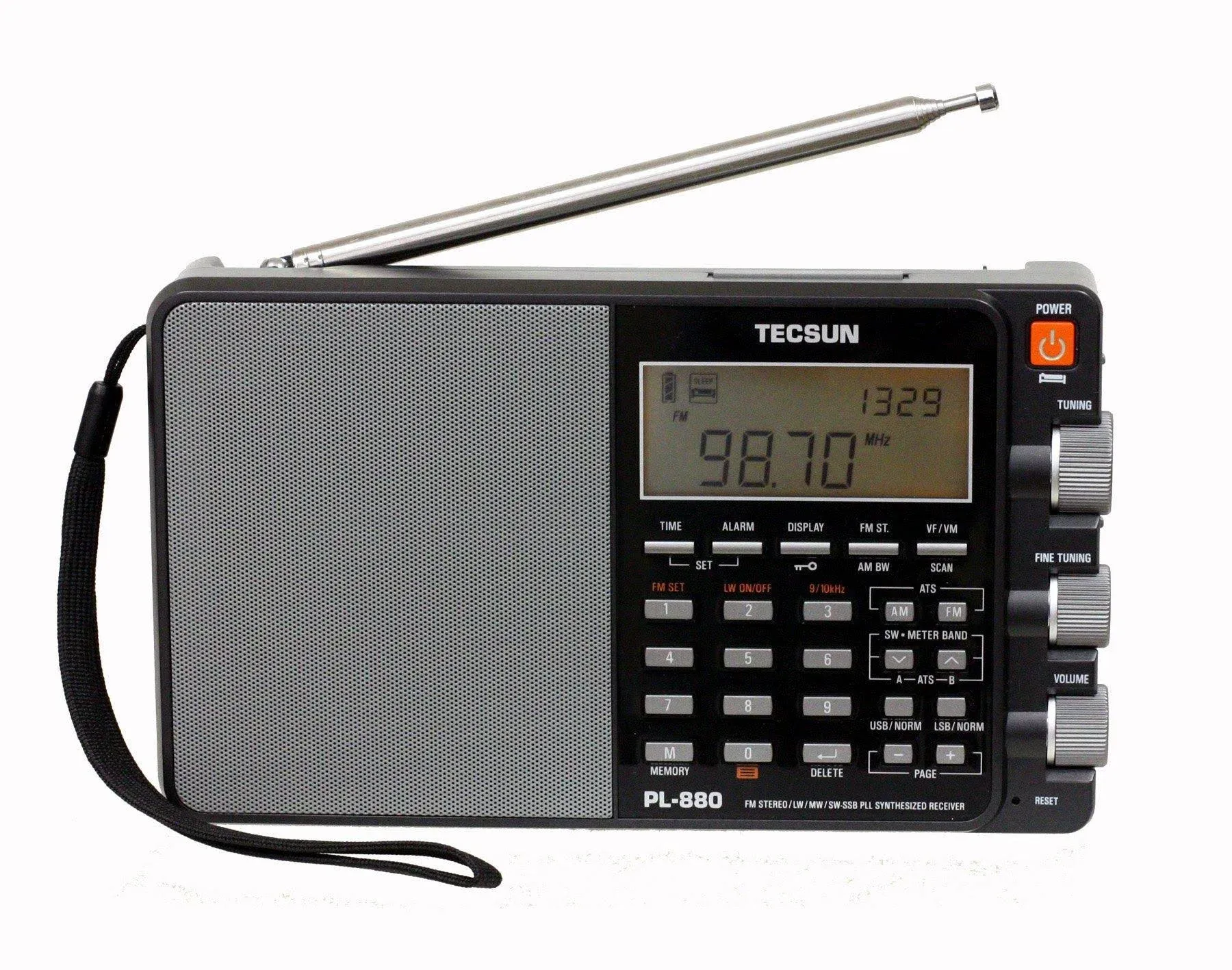 TECSUN PL-880 Triple Conversion AM/FM SSB Radio 8820 Firmware New No Box Read