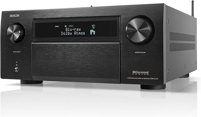 Denon AVR-A1H 15.4 Channel 8K A/V Receiver with HEOS