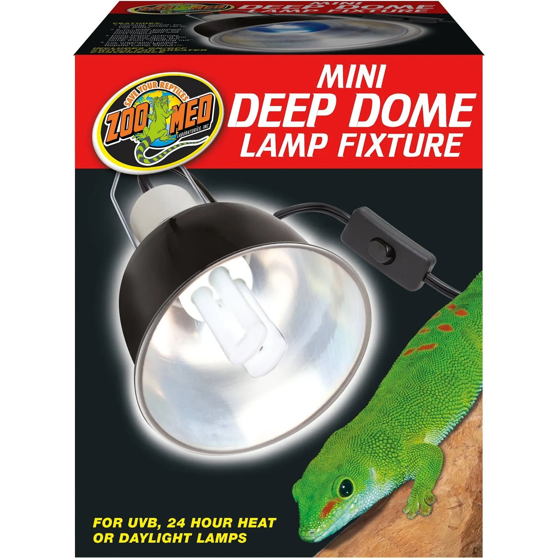 Zoo Med Mini Deep Dome Lamp Fixture