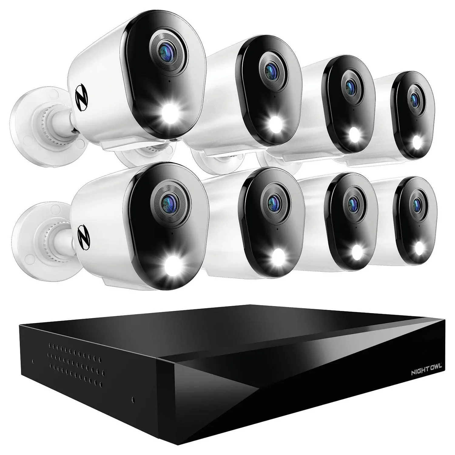 Night Owl 12 Channel (8 Wired 4 Wi-Fi) 2K DVR Security System