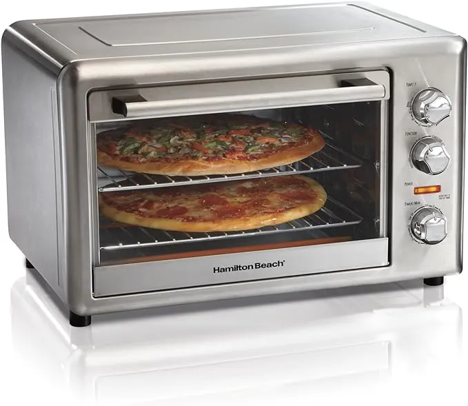 Hamilton Beach Countertop Oven, Large, Silver (31103)