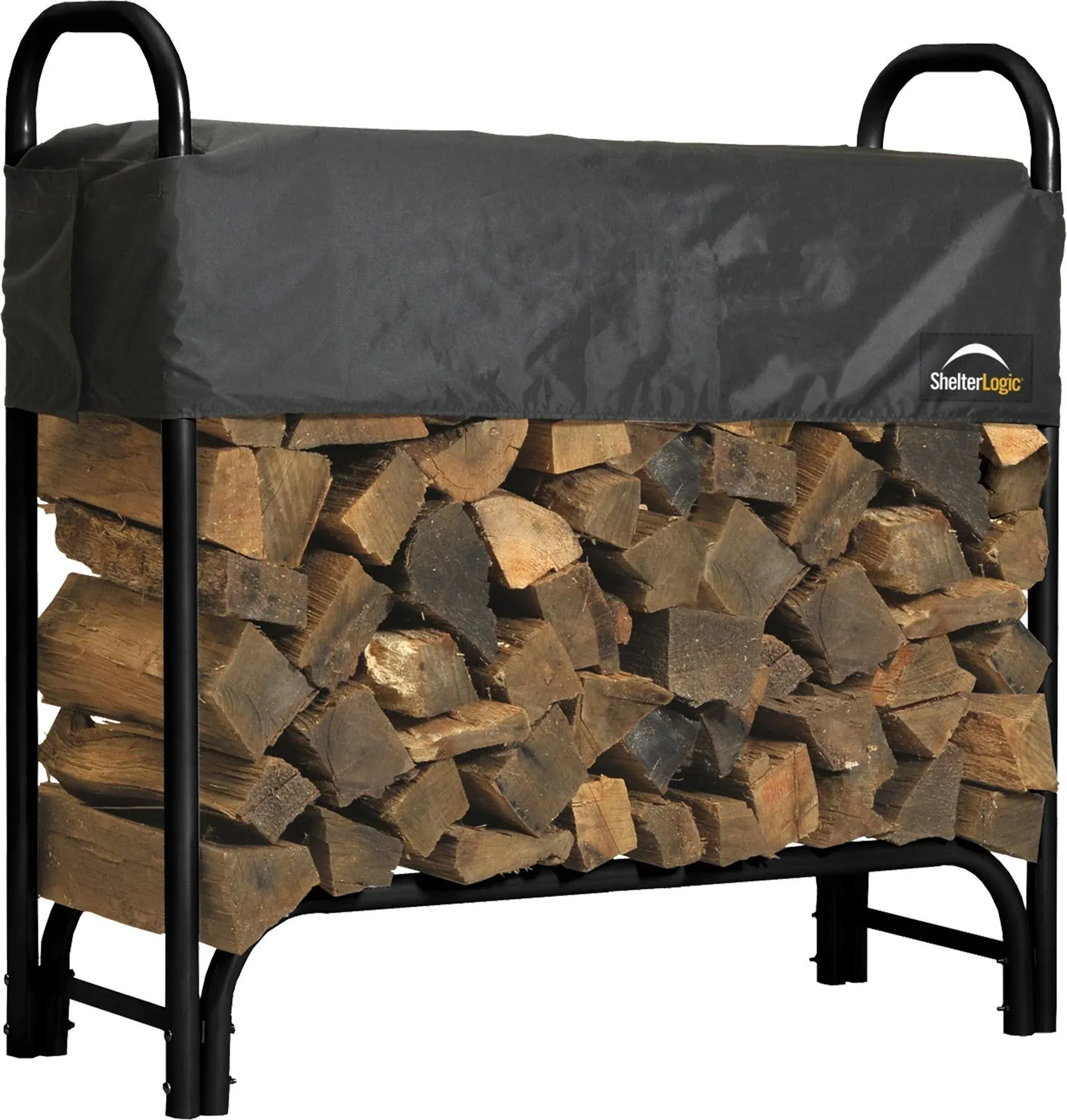 ShelterLogic 8 ft. Heavy Duty Firewood Rack with Cover