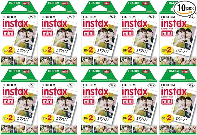 Mini Instant Film (6 Twin Packs, 120 Total Pictures) for  Cameras