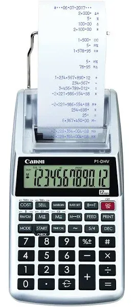 Canon P1-DHV Printing Calculator