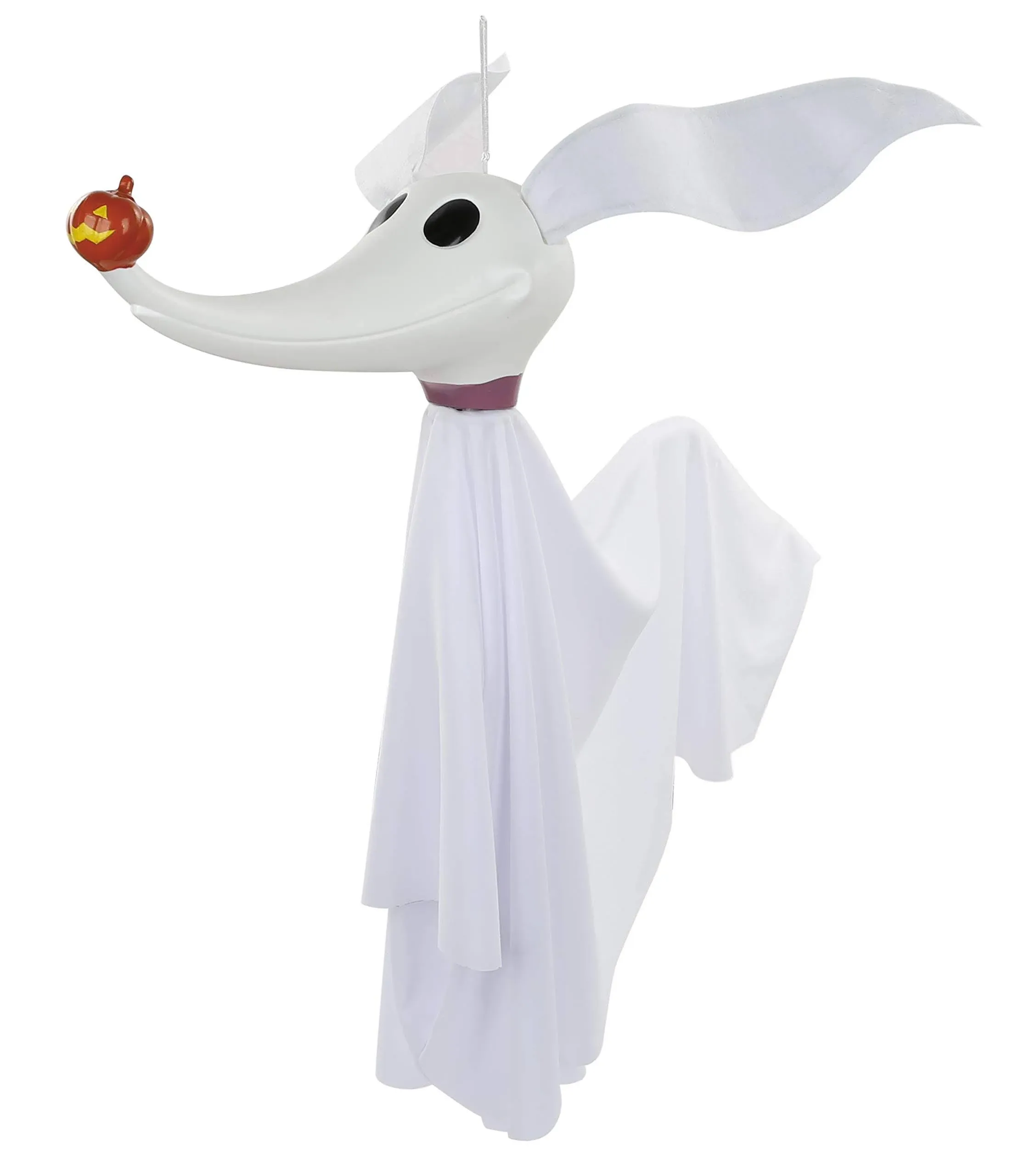 Disney The Nightmare Before Plastic Christmas Zero Full Size Poseable Hanging Character Decoration, White