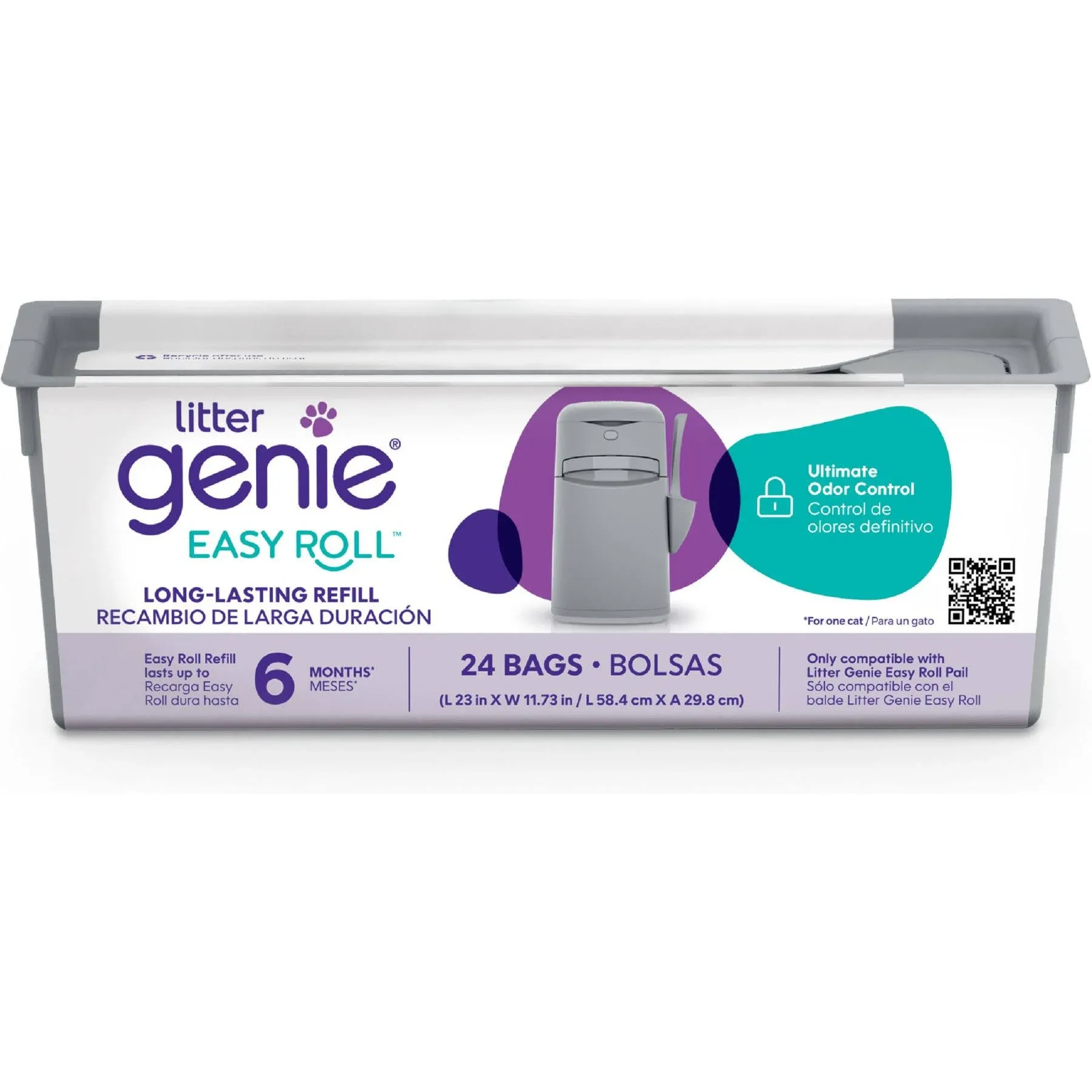 Litter Genie Easy Roll Refill Cat Litter Disposal