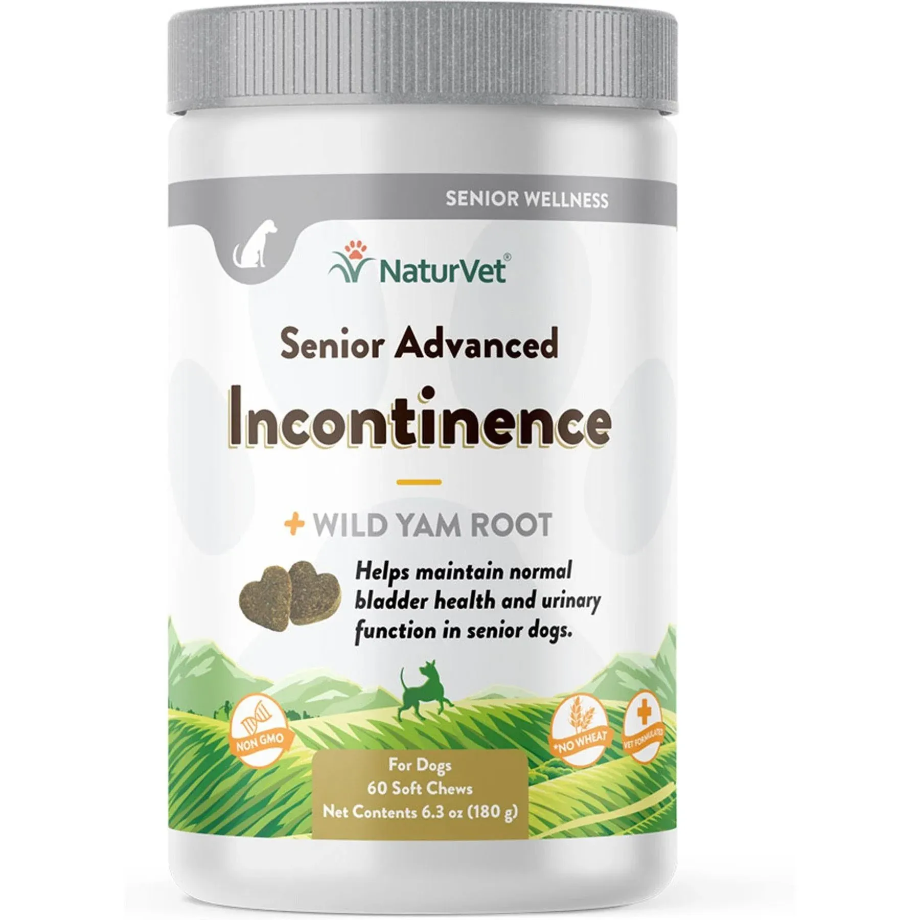 NaturVet Senior Advanced Incontinence 60 Soft Chews