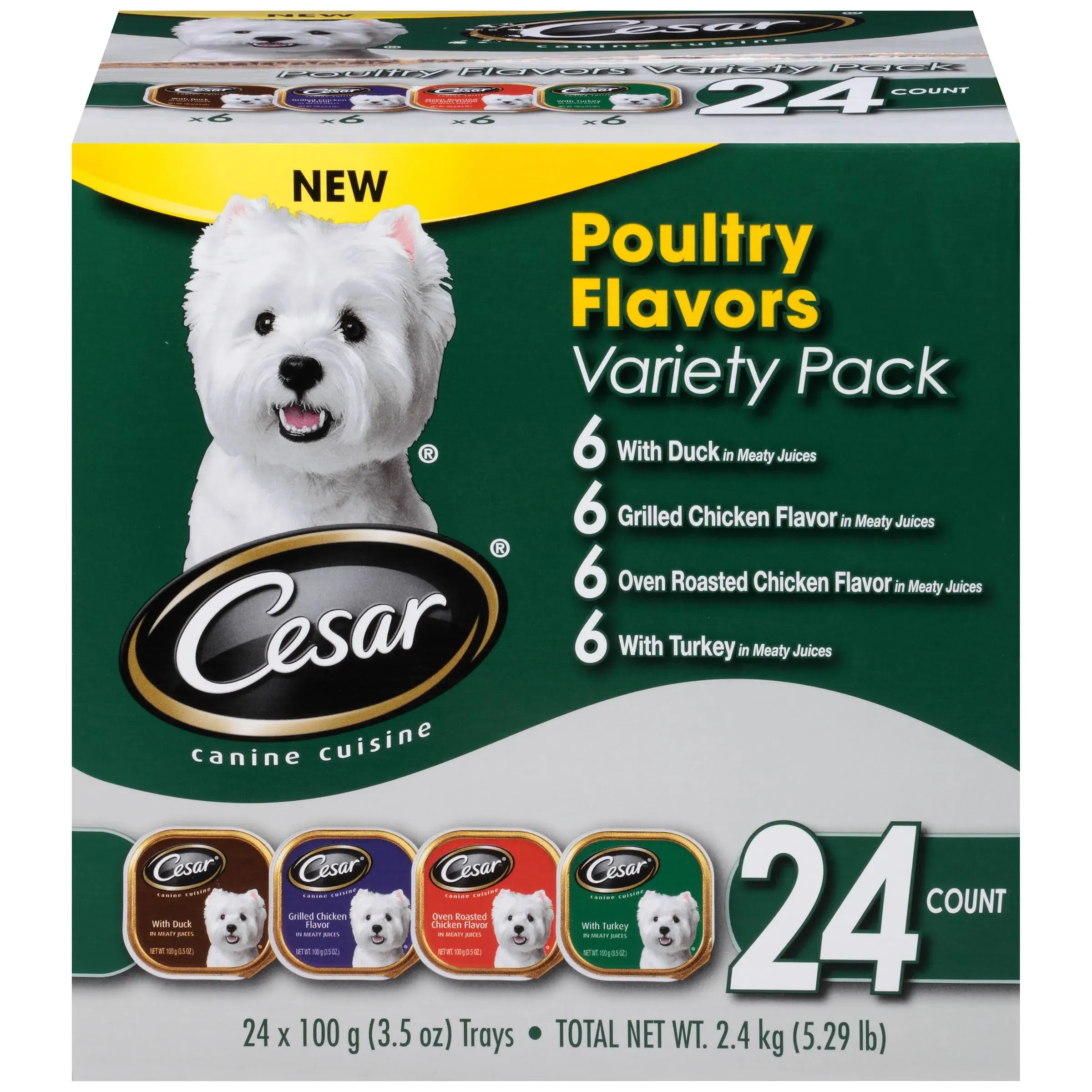 Cesar Canine Cuisine Tray (5.29 lbs)