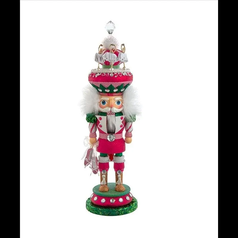 Kurt Adler 18-inch Hollywood Pink and Green Ballet Soldier Nutcracker