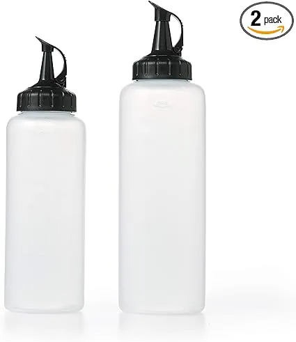 OXO Good Grips Chef’s Squeeze Bottle Set, Plastic, Translucent