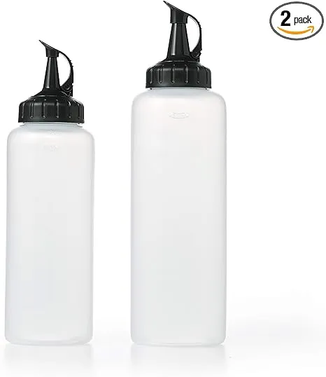 OXO Good Grips Chef’s Squeeze Bottle Set, Plastic, Translucent