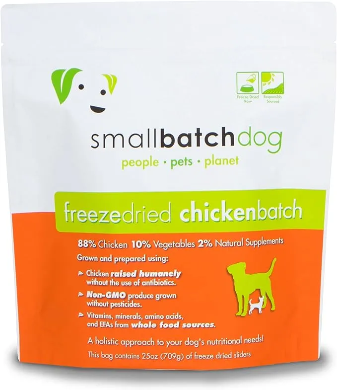 Smallbatch Chicken Freeze Dried Dog Sliders