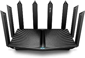 TP-LINK Archer AXE95 - AXE7800 WiFi 6E Tri-Band Gigabit Wireless Router with OneMesh Support