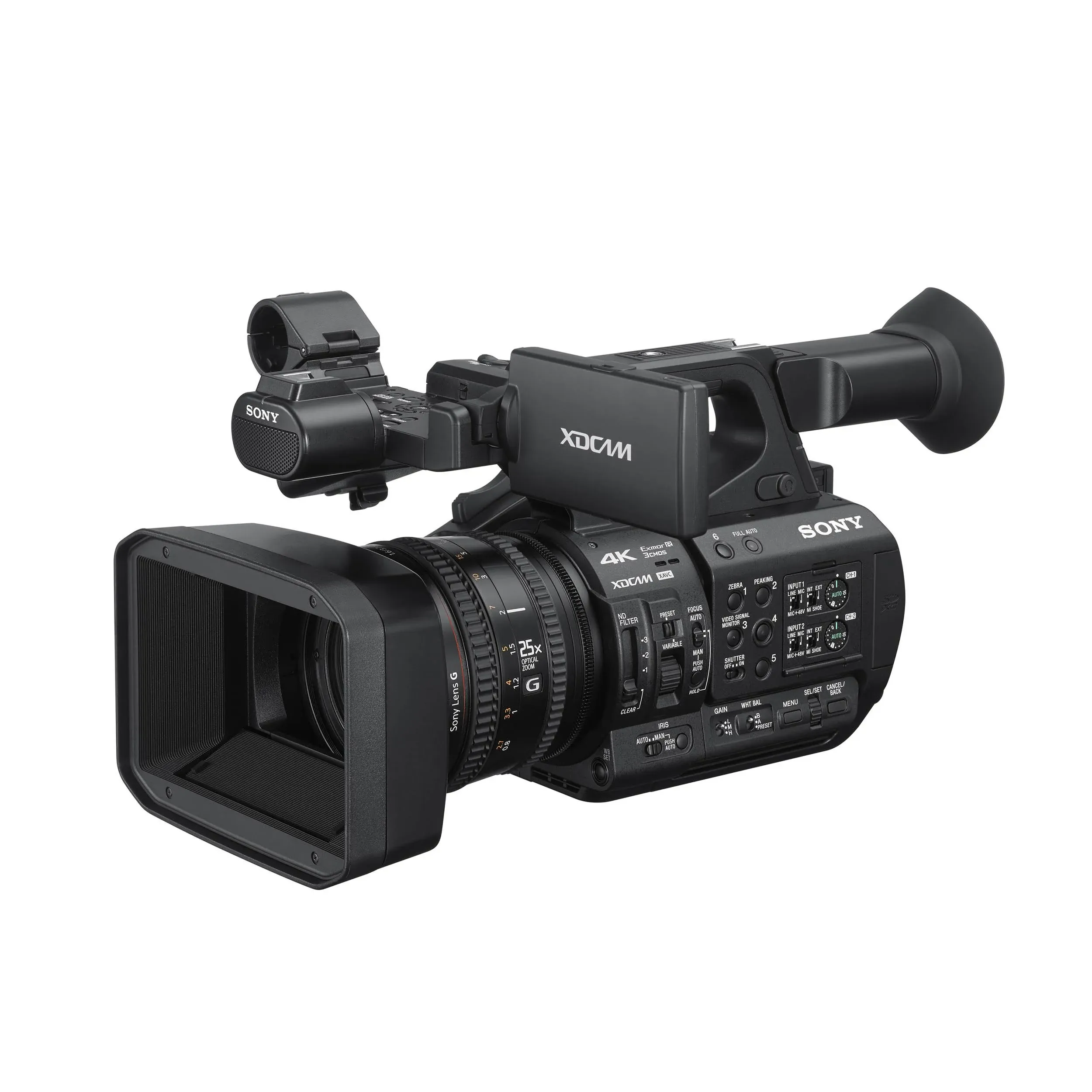 "Sony PXW-Z190 4K 3-CMOS 1/3'' Sensor XDCAM Camcorder"