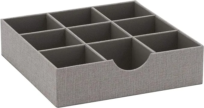 Household Essentials 9-Section Drawer Organizer Tray