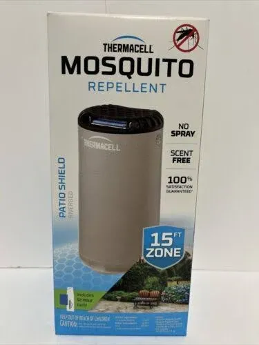 Thermacell Outdoor Mosquito Repeller Patio Shield in Riverbed 15 ft. Coverage and Deet Free 100544455