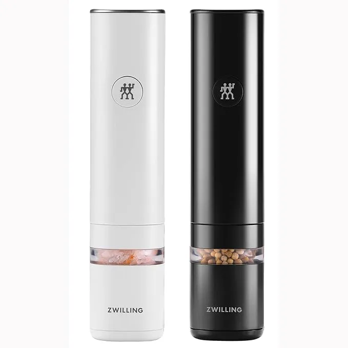 ZWILLING Enfinigy 2-pc Electric Salt/Pepper Mill Set