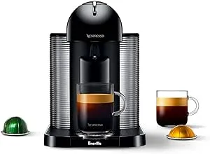 Breville Nespresso Vertuo Coffee & Espresso Single-Serve Machine in Black