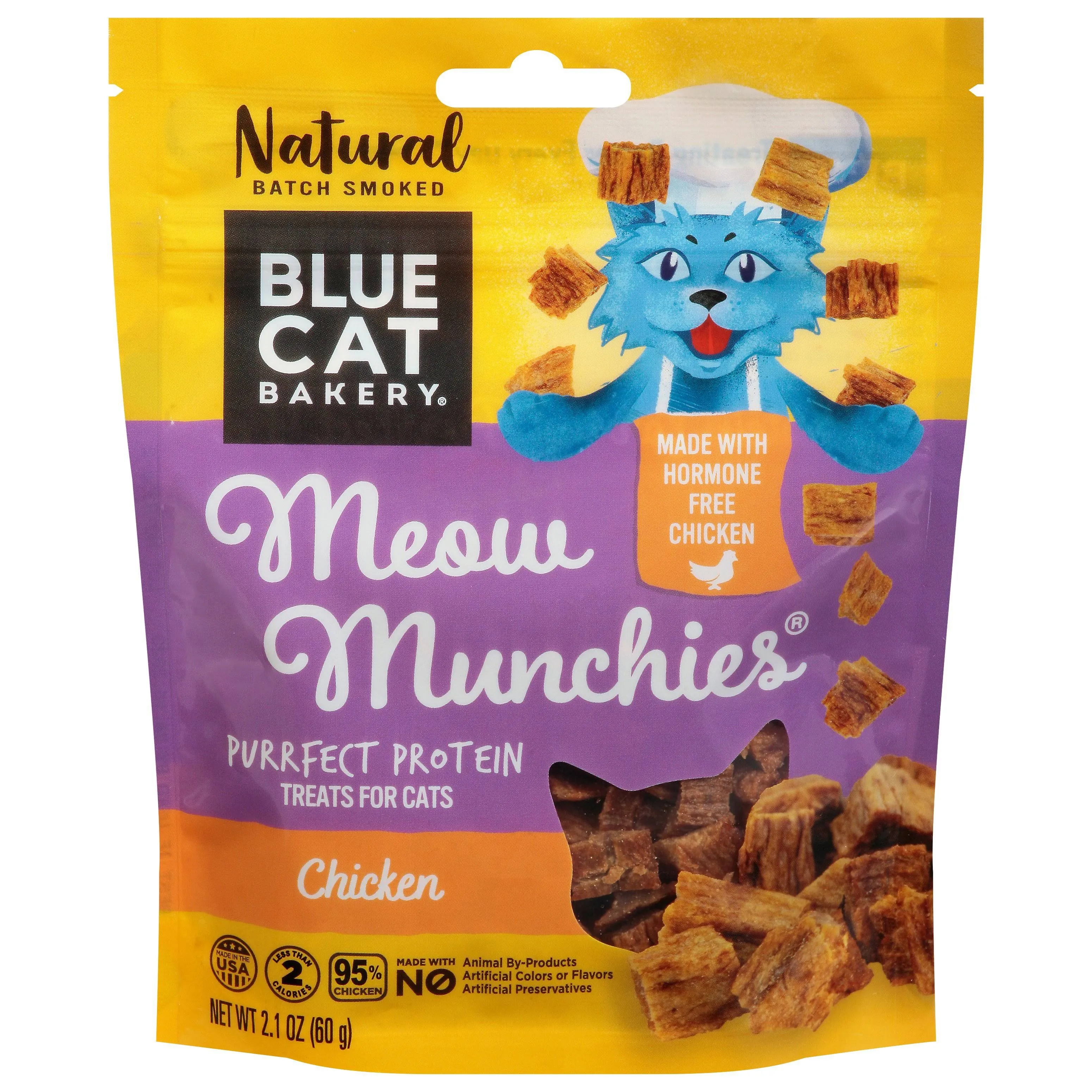 Blue Cat Bakery Meow Munchies Treats for Cats, Chicken - 2.1 oz