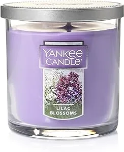 Yankee Candle Lilac Blossoms Scented, Classic 7oz Small Tumbler Single Wick Candle, Over 35 Hours of Burn Time