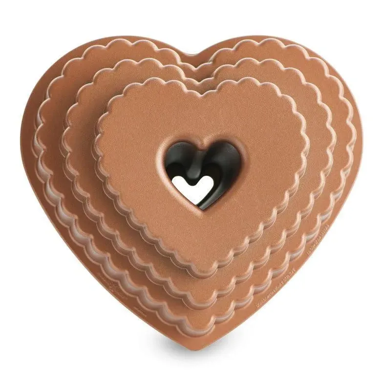 Tiered Heart Bundt Pan