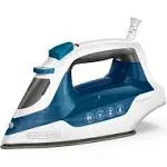 BLACK+DECKER EASY STEAM COMPACT IRON WHITE/BLUE SMARTSTREAM + VERTICAL STEAM NEW