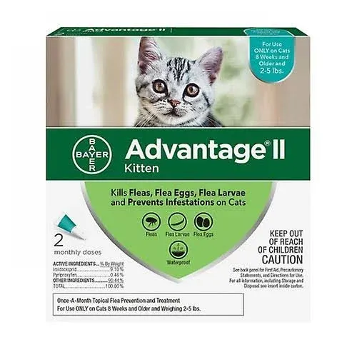 Advantage II Flea Treatment for Kittens, 2 Doses