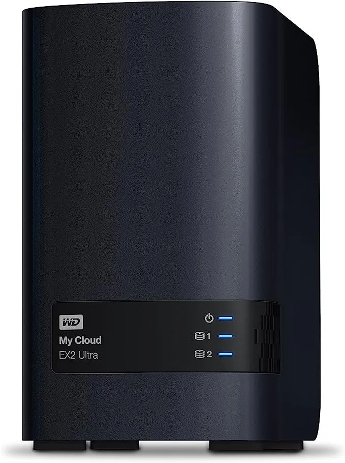 Western Digital 4TB My Cloud EX2 Ultra Network Attached Storage - NAS - WDBVBZ0040JCH-NESN