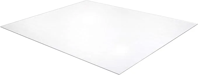 Floortex Polycarbonate XXL Office Mat 60" x 60" for Hard Floors, Clear (FR1215015019ER)