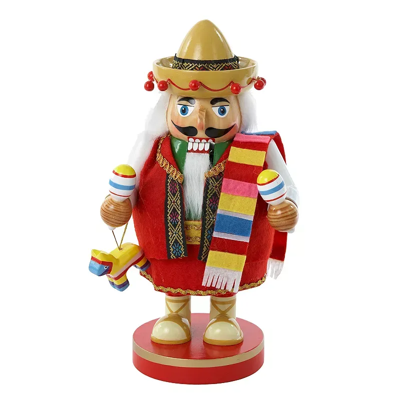 Kurt Adler Chubby Mexican Nutcracker Tablepiece