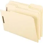 Pendaflex&#174; Fastener Folders, 1 Fastener, 1/3 Cut Tabs, Letter, Manila, 50/Box